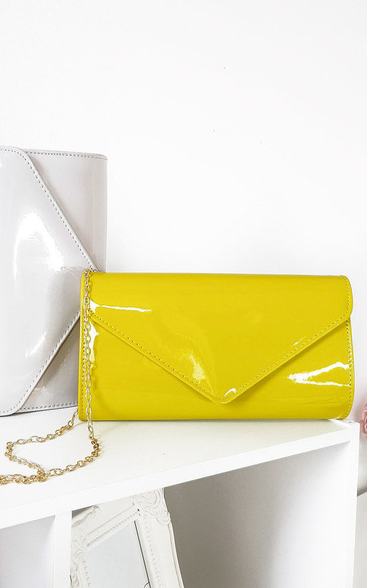 Patent Envelope Clutch Bag