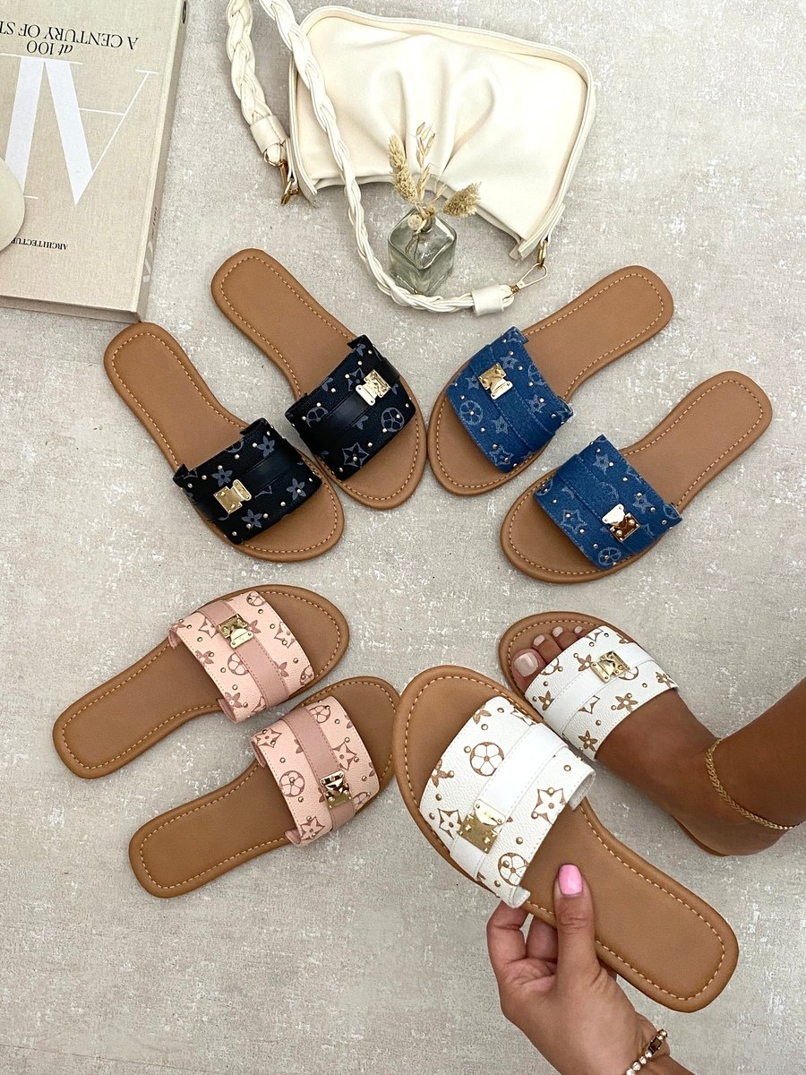 Open Toe Flat Sandals