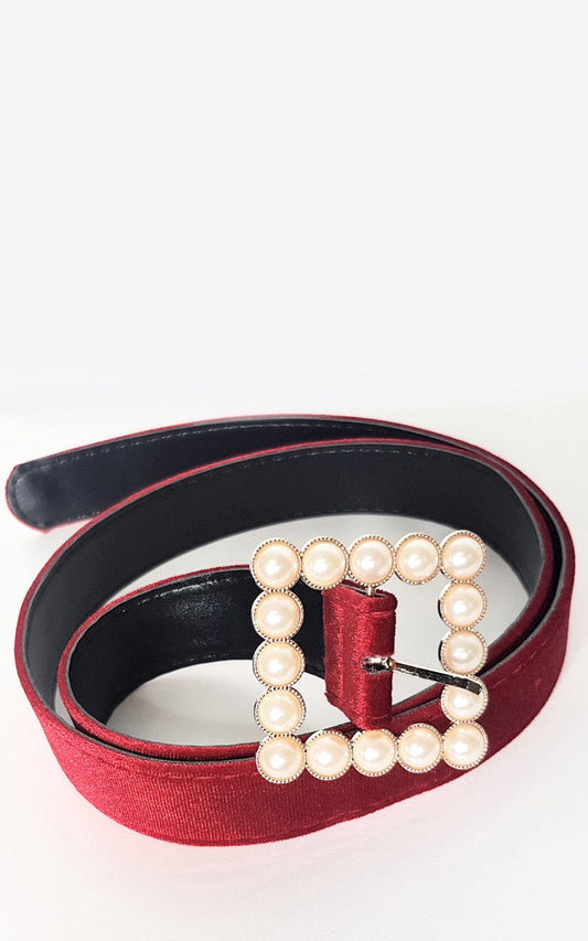 Pearl Buckle Belt